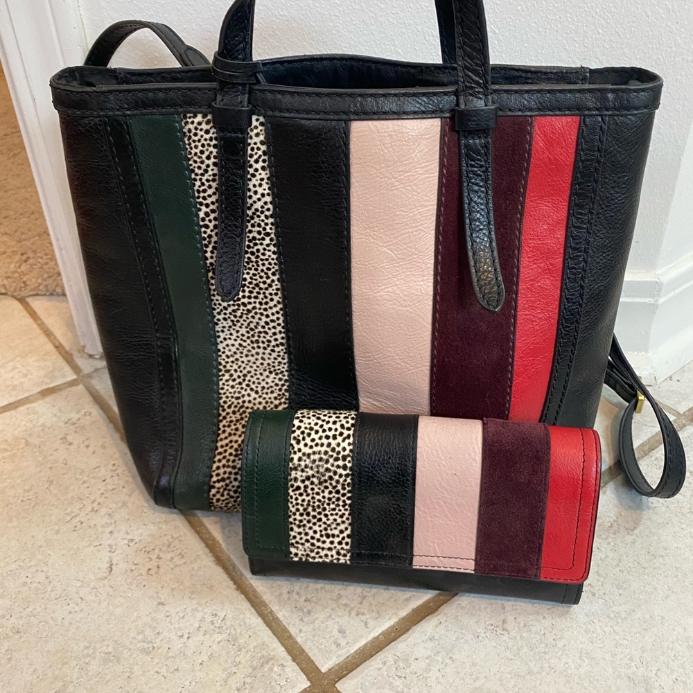 Fossil The Camila small backpack purse and matching wallet